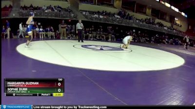 130 lbs Round 1 (8 Team) - Margarita Guzman, Garden City HS vs Sophie Durr, Lincoln East Girls