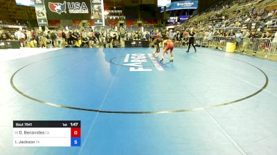 132 lbs Cons 16 #1 - Daniel Benavides, CA vs Isaiah Jackson, PA