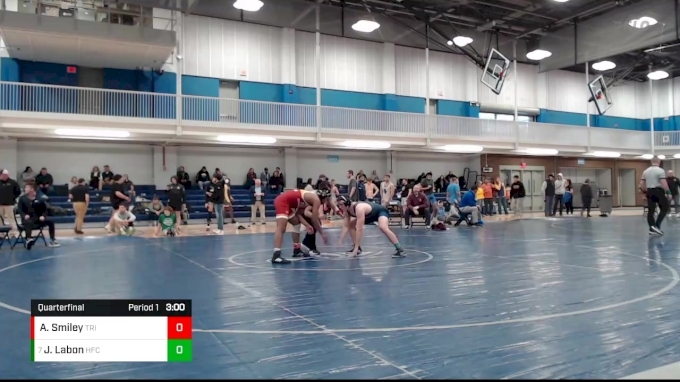 165 lbs Quarterfinal - Justin Labon, Henry Ford College vs Alonzo ...