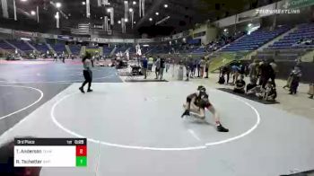 102 lbs 3rd Place - Trevor Anderson, Team Aggression vs Ryan Tschetter, Rapid City Cobblers