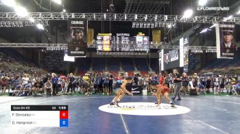 126 lbs Cons 64 #2 - Francisco Gonzalez, New York vs Dominic Hargrove, Colorado