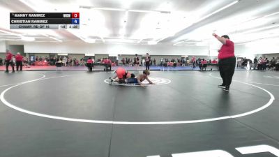 70 lbs Champ. Rd Of 16 - Manny Ramirez, Western High School Wrestling vs Christian Ramirez