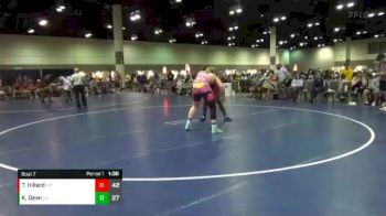 220 lbs Round 1 (16 Team) - Terrion Hillard, Bandits vs Kenneth Dean, SOWA