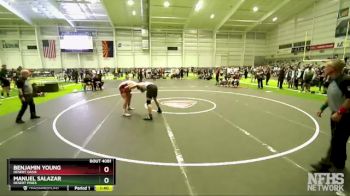 215 lbs 1st Place Match - Benjamin Young, Desert Oasis vs Manuel Salazar, Desert Pines