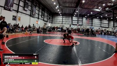 65 lbs Round 3 (6 Team) - Ahmad Quyami, PIT BULL WRESTLING ACADEMY vs Rito Baca, GREAT BRIDGE WRESTLING CLUB - GREEN