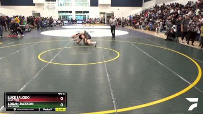 175 lbs Cons. Semi - Logan Jackson, Esperanza vs Luke Salcido, Villa Park