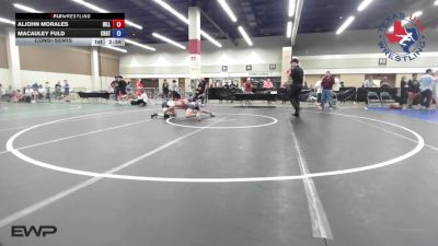 120 lbs Consolation - Aljohn Morales, Hill Country Wildcats Wrestling Club vs Macauley Fuld, Crutchmer Wrestling