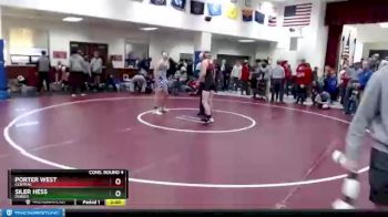 145 lbs Cons. Round 4 - Porter West, Central vs Siler Hess, Dubois