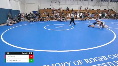 106 lbs Cons. Round 4 - Vinh Ta, EGWA vs Jacob Deguzman, Castro Valley WC