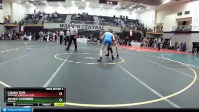 113 lbs Cons. Round 2 - Ryder Gardner, Indiana vs Cavan Tom, Wawasee Wrestling Club