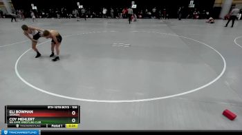 100 lbs Cons. Round 5 - Eli Bowman, Georgia vs Coy Mehlert, Big Game Wrestling Club