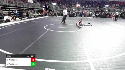 75 lbs Consi Of 8 #2 - Colby White, CIWC Team Intensity vs Luca Pagliai, Moen Wrestling Academy