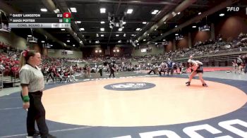 3A 130 lbs Cons. Round 3 - Jakoi Potter, Union vs Daisy Langston, Richfield
