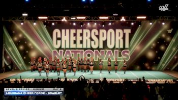 Louisiana Cheer Force - Scarlet [2026 L2 Senior - Medium Day 2] 2026 CHEERSPORT National All Star Cheerleading Championship