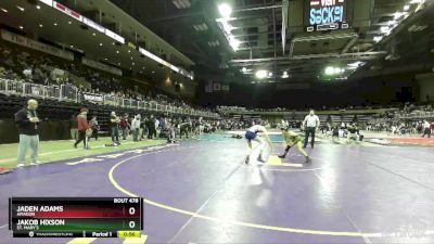 126 lbs Cons. Round 2 - Jaden Adams, Amador vs Jakob Hixson, St. Mary`s