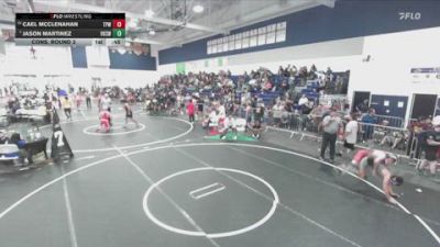 144 lbs Cons. Round 3 - Cael McClenahan, Topanga PAL Wrestling vs Jason Martinez, Valencia High School Wrestling
