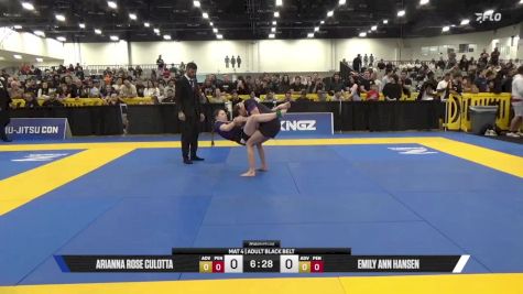 Emily Ann Hansen vs Arianna Rose Culotta 2025 World IBJJF Jiu-Jitsu No-Gi Championship