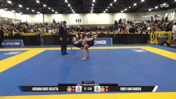 Emily Ann Hansen vs Arianna Rose Culotta 2025 World IBJJF Jiu-Jitsu No-Gi Championship