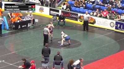 157 lbs Consi Of 32 #2 - Colin Murray, Upper Moreland vs Brodee Owens, Clearfield