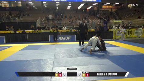 Bailey A. K. Santiago vs Mia Nhi Lino 2025 Pan Kids Jiu-Jitsu IBJJF Championship