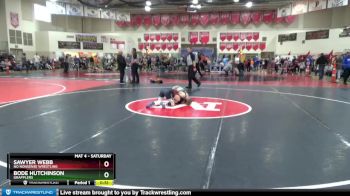 85 lbs Cons. Round 2 - Bode Hutchinson, Grapplers vs Sawyer Webb, No Nonsense Wrestling