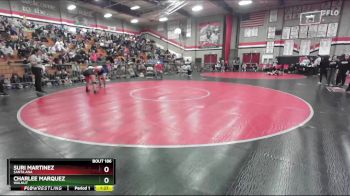 130 lbs Champ. Round 2 - Charlee Marquez, Walnut vs Suri Martinez, Santa Ana