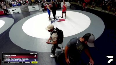 125 lbs Quarterfinal - Garth Wara, California vs Pedro Castaneda Olivera, Oceanside High School Wrestling