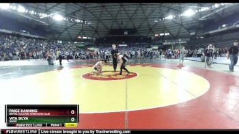 143 lbs Champ. Round 1 - Vita Silva, NWWC vs Paige Kanning, Bethel AllStars Wrestling Club
