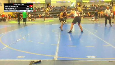 285 lbs Champ. Round 1 - Braeden Buxton, University Of Rio Grande vs Chase Eckman, University Of Central Florida