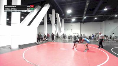 130 lbs Consolation - Briseis Ayala, SoCal Bears WC vs Amelia Garcia, Unattached