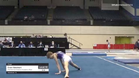 Evan Reichert - Floor, Premier Gymnastics Academy West - 2021 USA Gymnastics Development Program National Championships