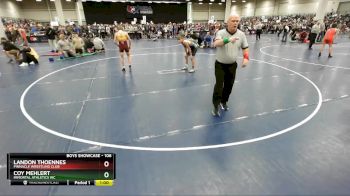 106 lbs 3rd Place Match - Coy Mehlert, Immortal Athletics WC vs Landon Thoennes, Pinnacle Wrestling Club