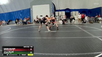 190 lbs Round 3 - Gavin Saleski, Bellevue Elite vs Kyle Miller, OhioTitan