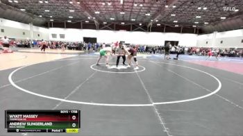 175B Quarterfinal - Andrew Slingerland, Rock Bridge vs Wyatt Massey, Thompson HS