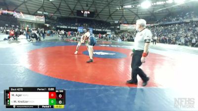 4A 195 lbs Cons. Round 2 - Melvin Kreitzer, Richland vs Matthew Ager, Rogers (Puyallup)