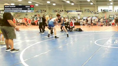 145 lbs Rr Rnd 3 - Noah Rankin, Va26 Elite - HSB vs Markel Hackwelder, Freakztyle Black - HSB