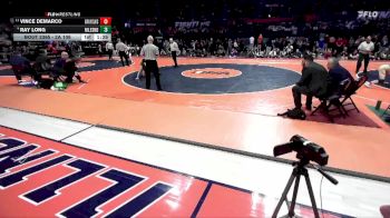 2A 106 lbs 1st Place Match - Ray Long, Niles (Notre Dame) vs Vince DeMarco, Grayslake (Central)