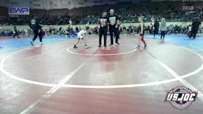 61 lbs 3rd Place - Drake Rogers, Weatherford Youth Wrestling vs Shyann Taylor, El Reno Wrestling Club