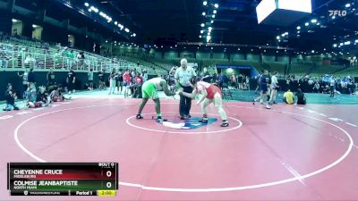 235 lbs Quarterfinal - Cheyenne Cruce, Middleburg vs Colmise JeanBaptiste, North Miami