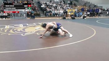 141 lbs Semifinal - Sean Solis, UMary vs Colton Hush, Minnesota State