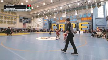 150 lbs Cons. Semi - Jamir Ross, William Penn H.S. vs Garrett Till, Salesianum