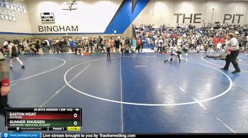 96 lbs Semifinal - Gunner Knudsen, Sanderson Wrestling Academy vs Easton Moat, Duchesne