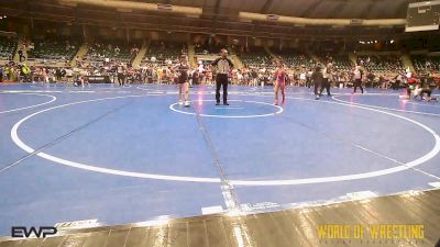 75 lbs Consi Of 16 #2 - Meagan Hill, Charlotte vs Adlee Soetaert, Tonganoxie Wrestling Club
