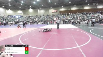 74 lbs Round Of 32 - Burl Dull, MatTime vs Kaleb Rodriguez, Spanish Springs WC
