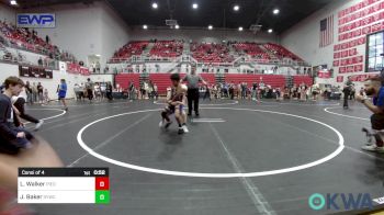 52 lbs Consi Of 4 - Luke Walker, Piedmont vs J. Baker, Saints Youth Wrestling Club