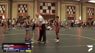 92 lbs Round 1 - Gurtej Guro, Unattached vs Malec Ksebe, McDonald Wrestling Academy