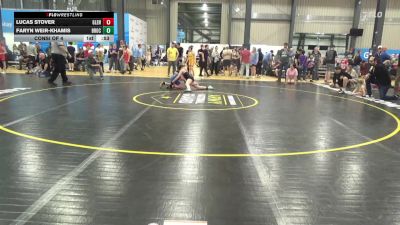 91 lbs Consi Of 4 - Lucas Stover, Glen Rock vs Faryn Weir-Khamis, Brockway