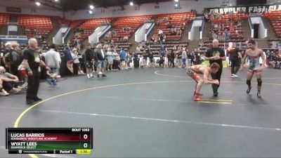 119 lbs Semifinal - Lucas Barrios, KongKrete Wrestling Academy vs Wyatt Lees, Shamrock Select