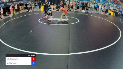 100 lbs Round Of 64 - Vina Nguyen, WA vs Meadow Vierck, WI