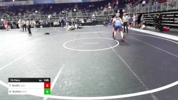 192 lbs 7th Place - Trent Smith, Unaffilated vs Kameron Sutton, Rogue Warrior Wrestling